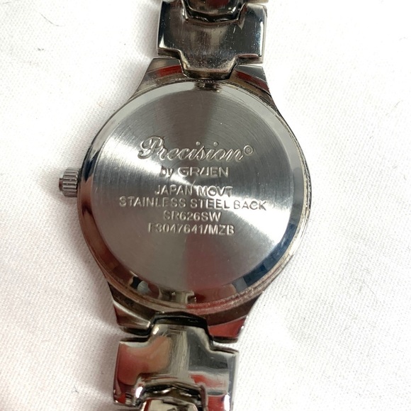 Precision By Gruen, Ladies Watch F3047641/MZB Diamond Quartz, Steel Band - Picture 8 of 9